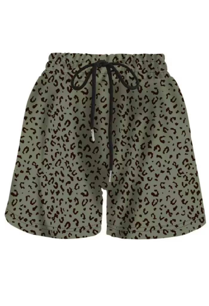 RTS: Custom Produced Leopard mommy and me lounge shorts-