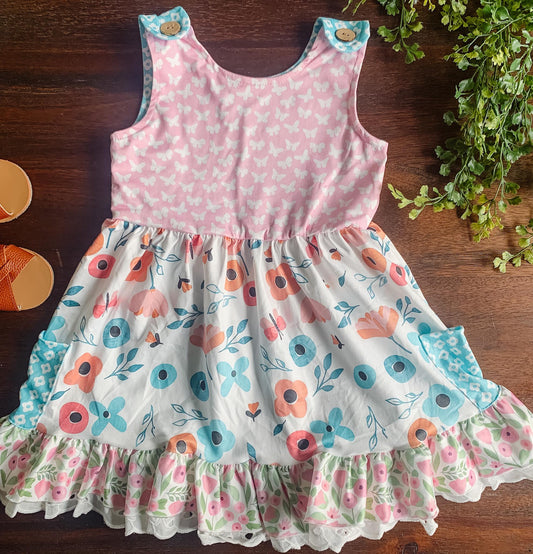 RTS: Pink Pocket Dress-