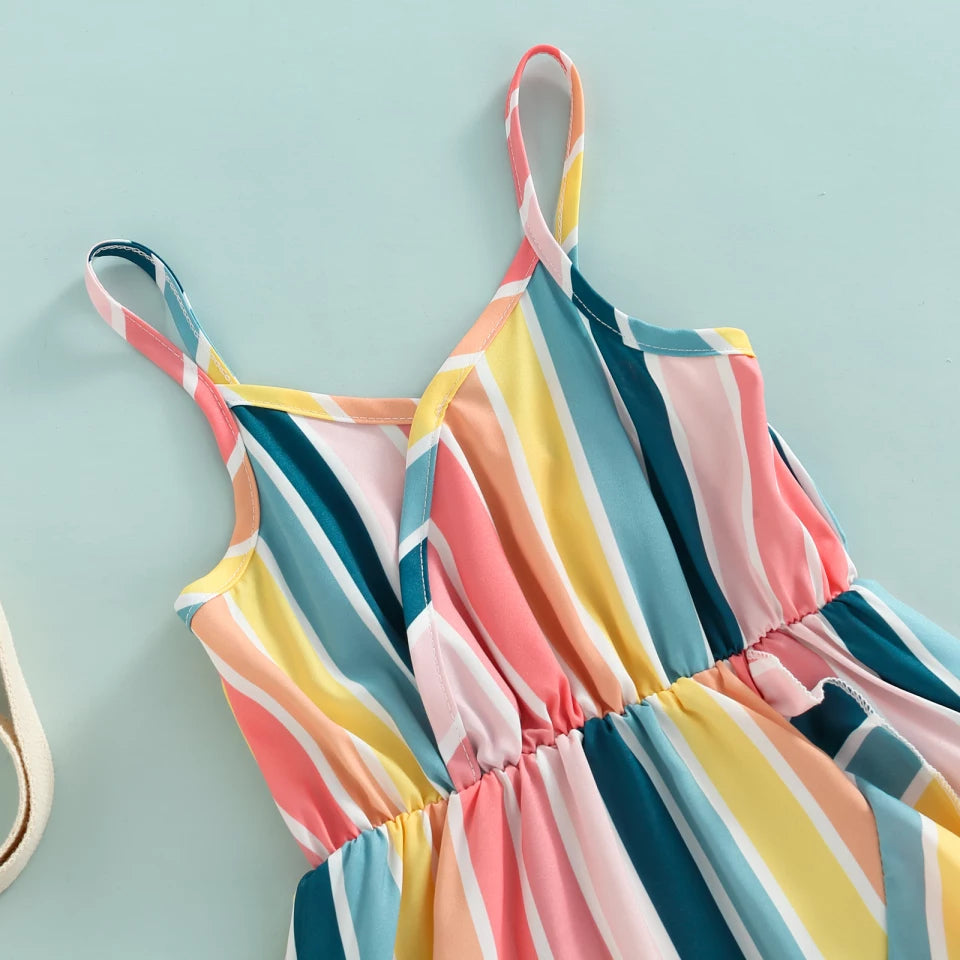 RTS: Rainbow Twist Dress-