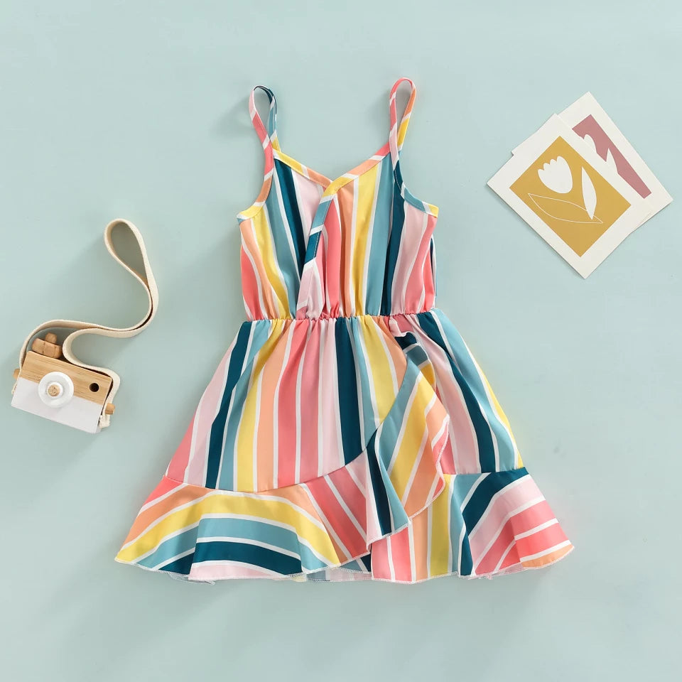 RTS: Rainbow Twist Dress-