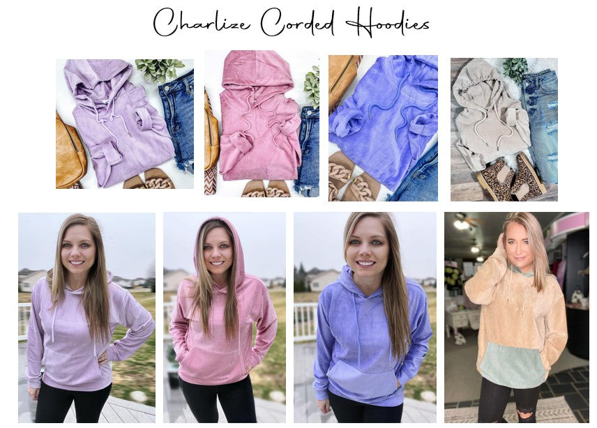 RTS: THE CHARLIZE CORDUROY HOODIE (FOREVER3AM BRANDED)!