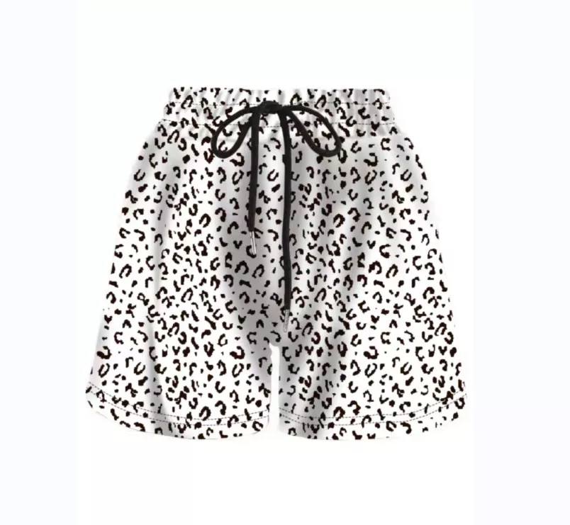 RTS: Custom Produced Leopard mommy and me lounge shorts-