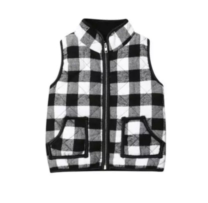 RTS Kids Plaid Vest-